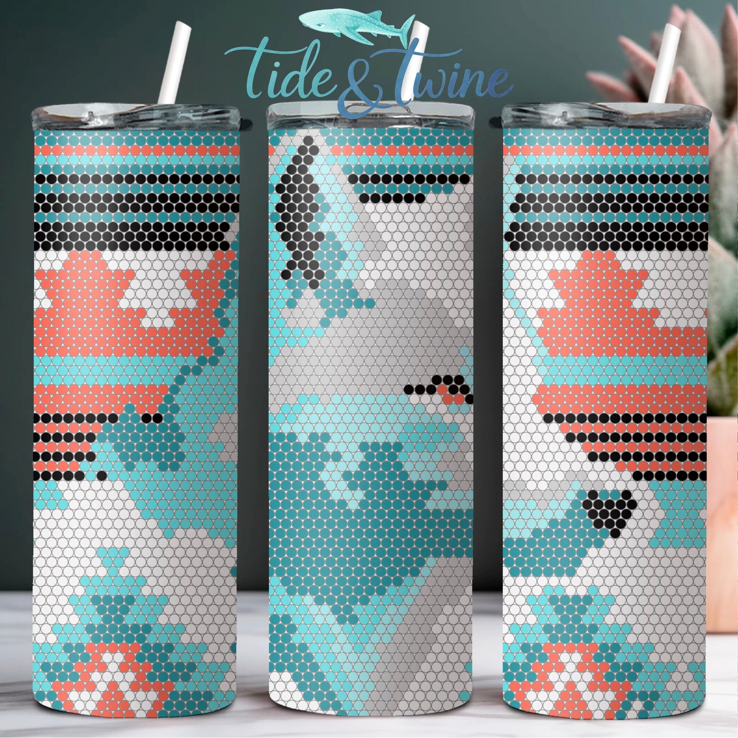 Southwest Wolf Sublimated Tumbler or Full Kit