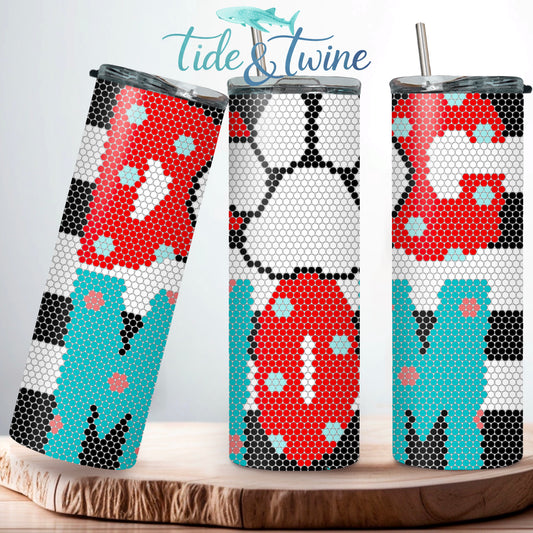 Dog Mom SS16 20oz Rhinestone Pattern