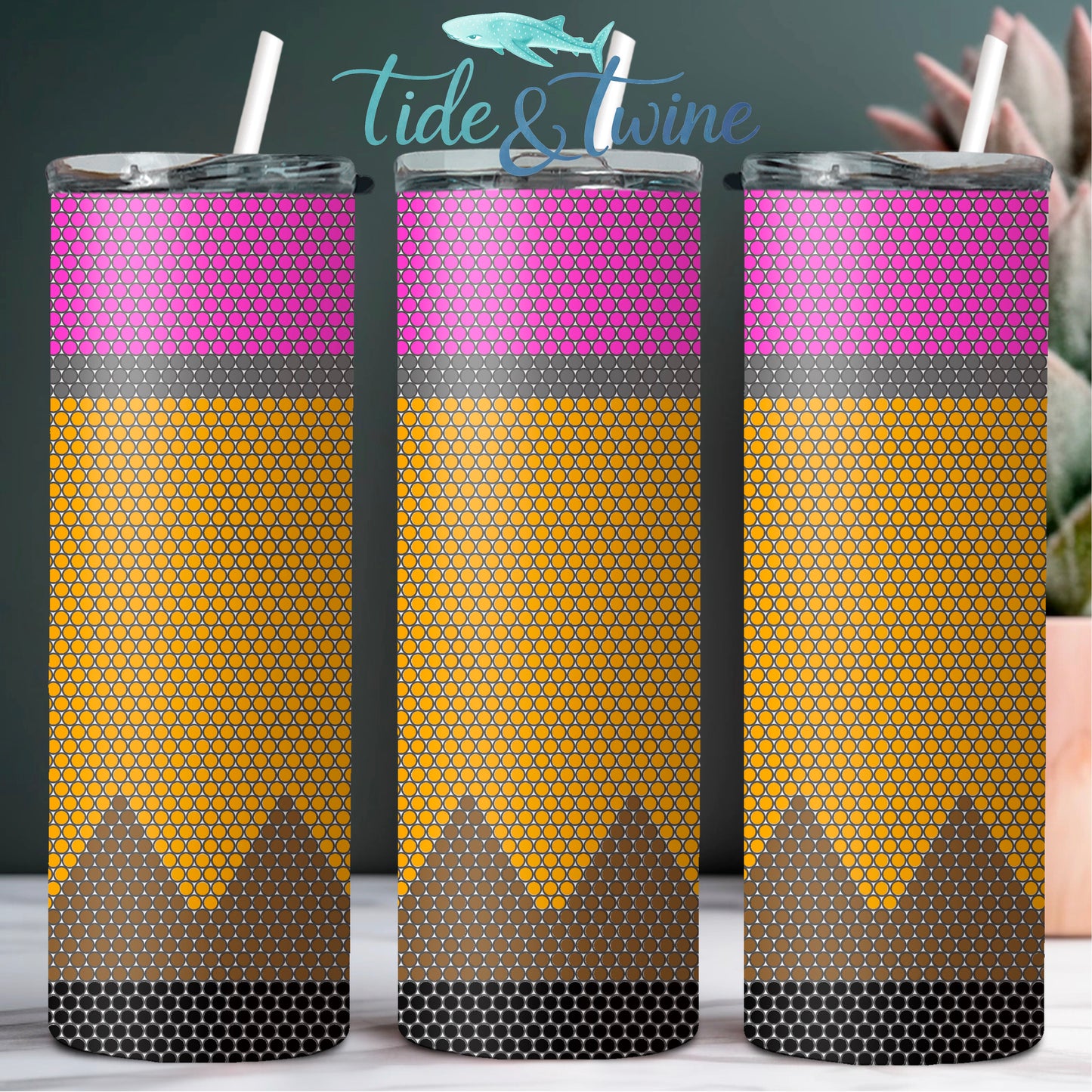 Pencil SS16 20oz Rhinestone Pattern