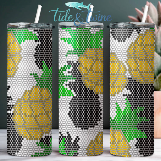 Pineapple SS16 20oz Rhinestone Pattern