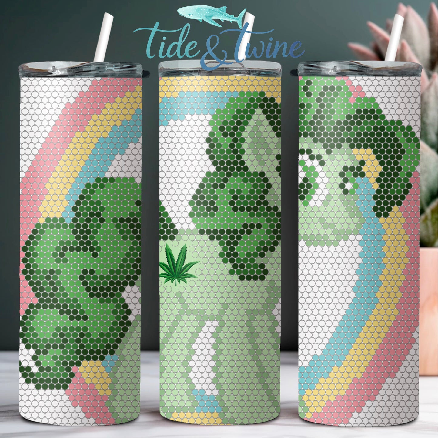 Cannabis Bundle SS16 20oz Rhinestone Pattern
