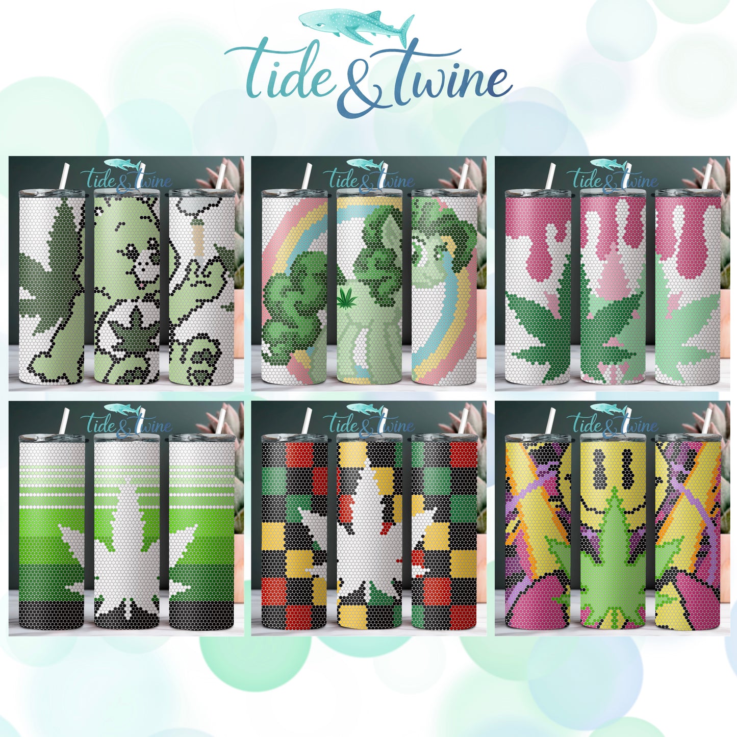 Cannabis Bundle Sublimated Tumbler or Full Kit