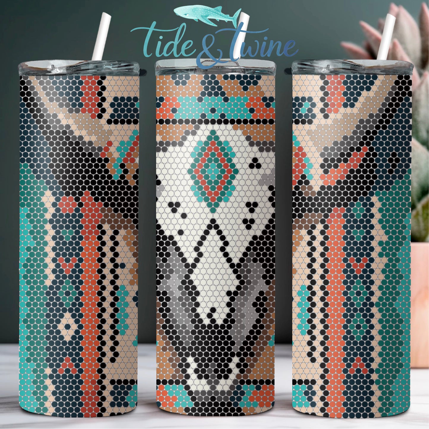 Full Vacation Bundles SS16 20oz Rhinestone Pattern