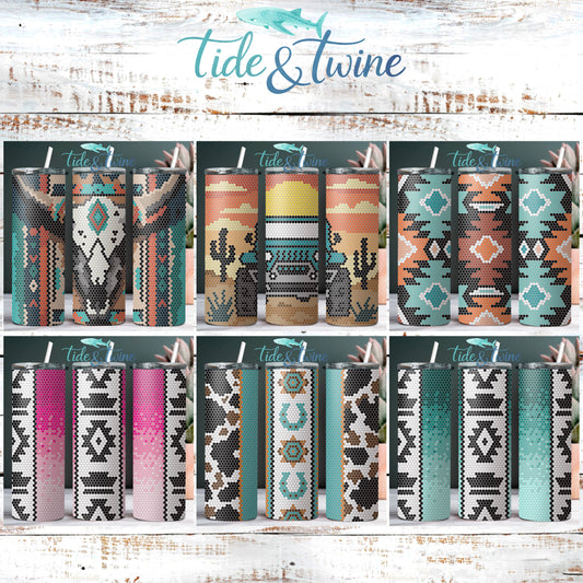 Southwest Soul Bundle SS16 20oz Rhinestone Pattern
