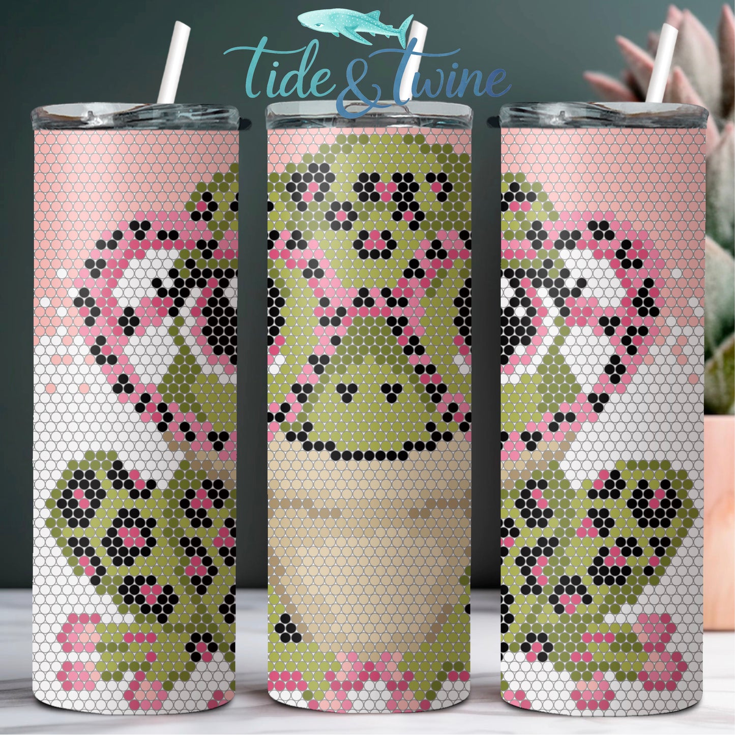 Full Vacation Bundles SS16 20oz Rhinestone Pattern