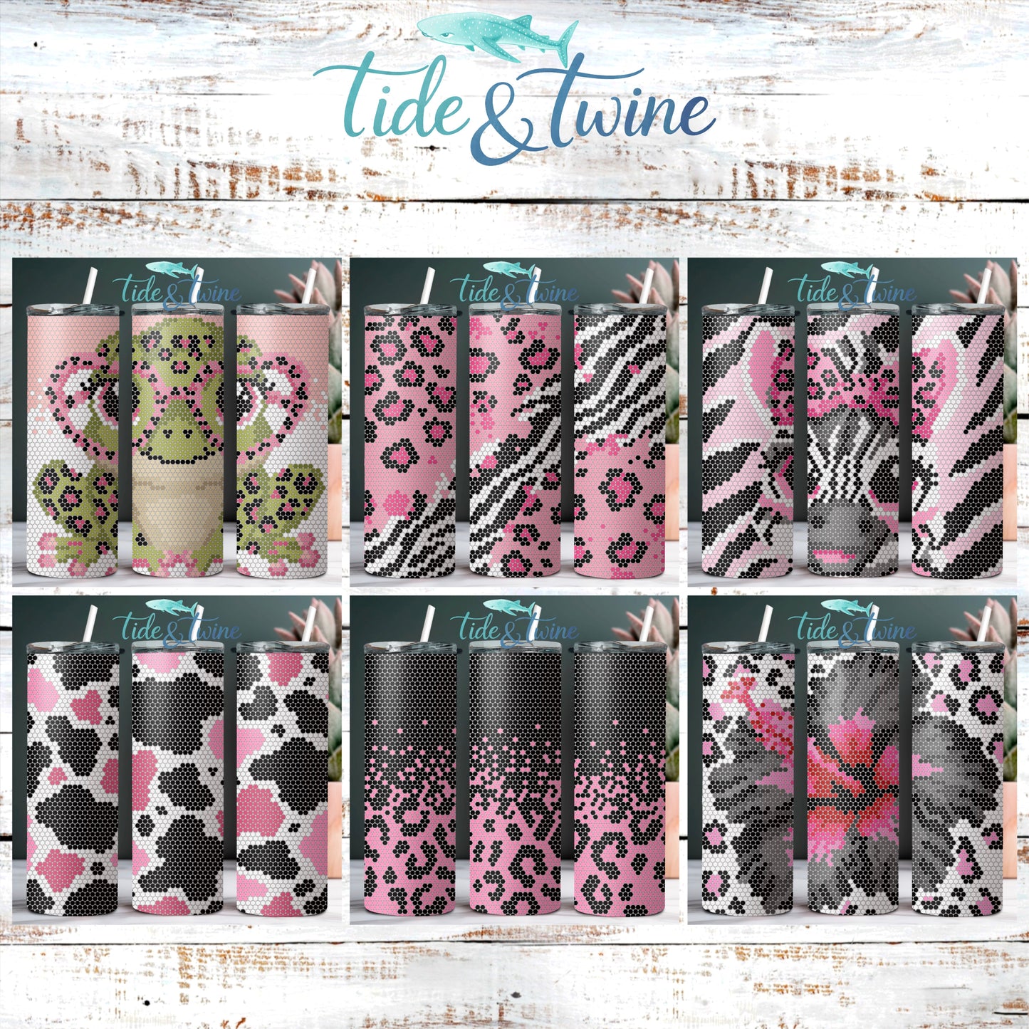 Wild Soul Bundle Sublimated Tumblers, Stones and Full Kits