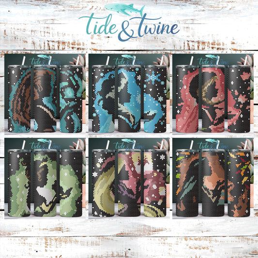 Enchanted Princess 2 Bundle SS16 20oz Rhinestone Pattern