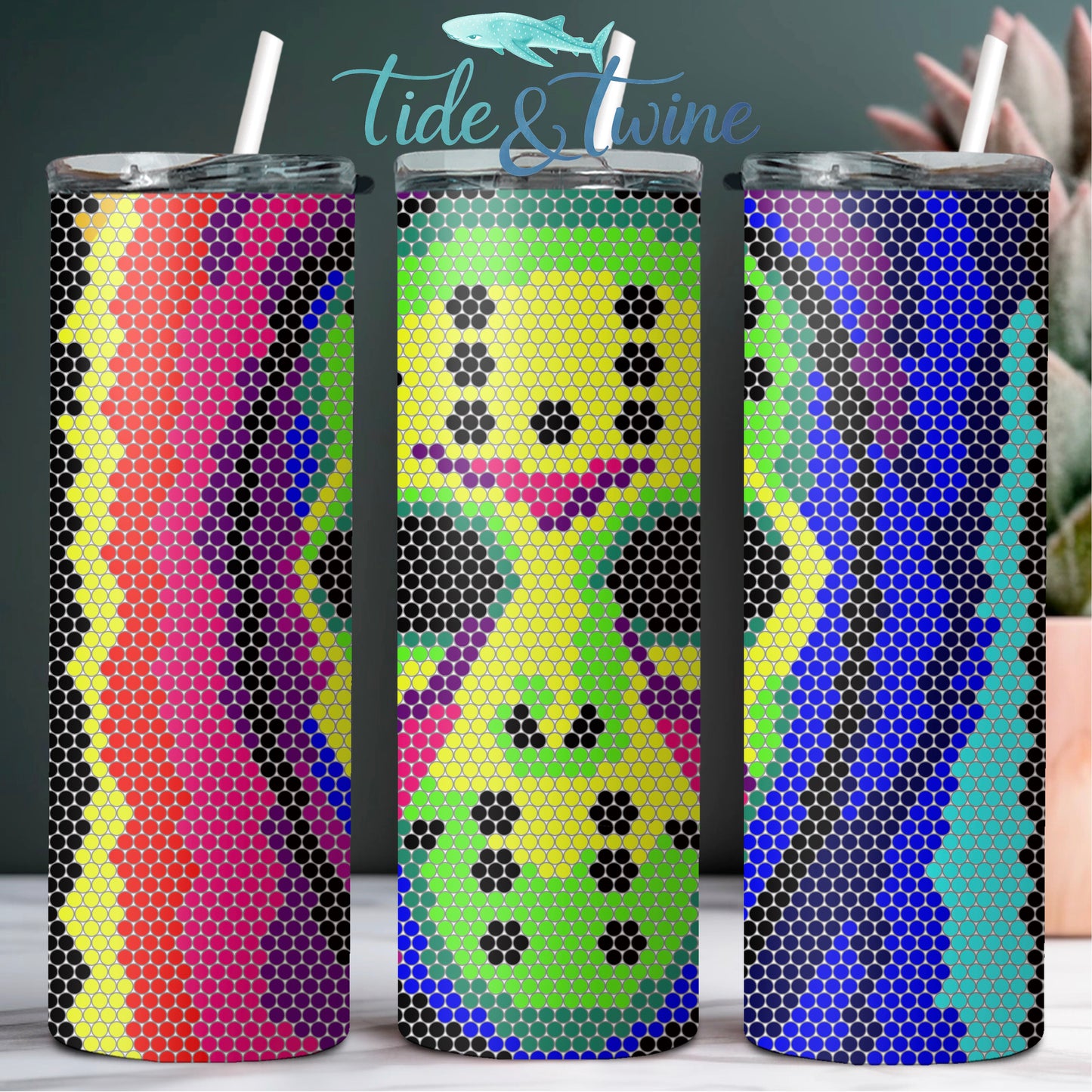 Full Vacation Bundles SS16 20oz Rhinestone Pattern