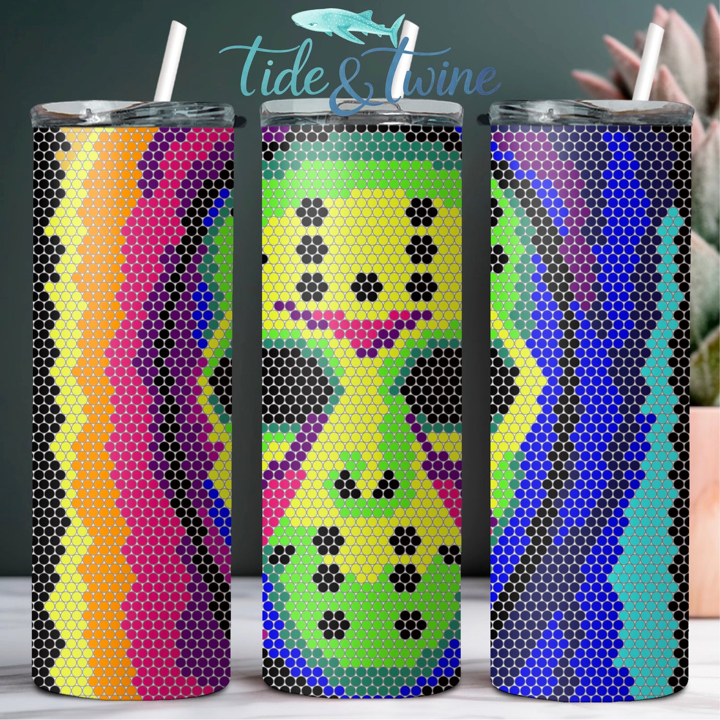 Pop Art Horror Bundle Sublimated Tumblers, Stones and Full Kits