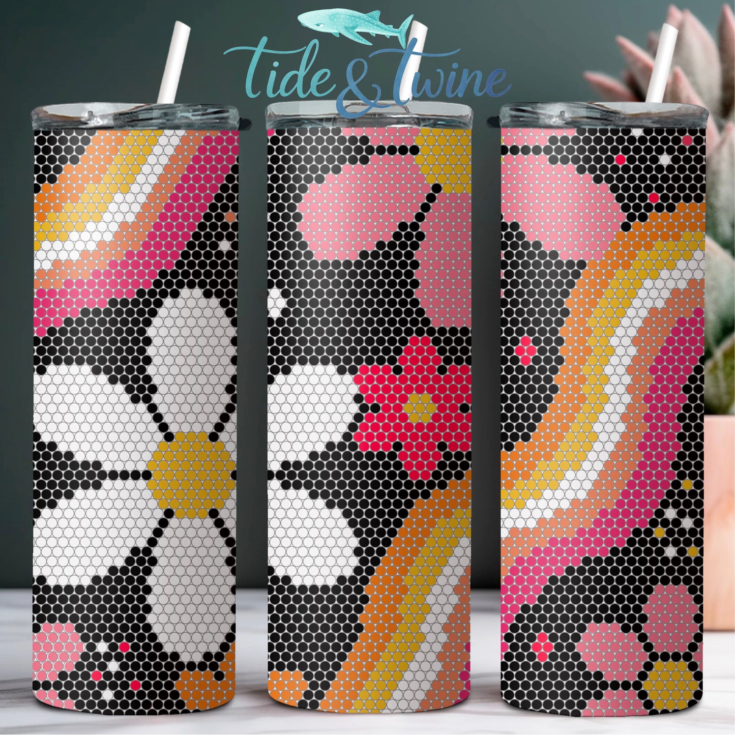 Split Vibes Bundle SS16 20oz Rhinestone Pattern