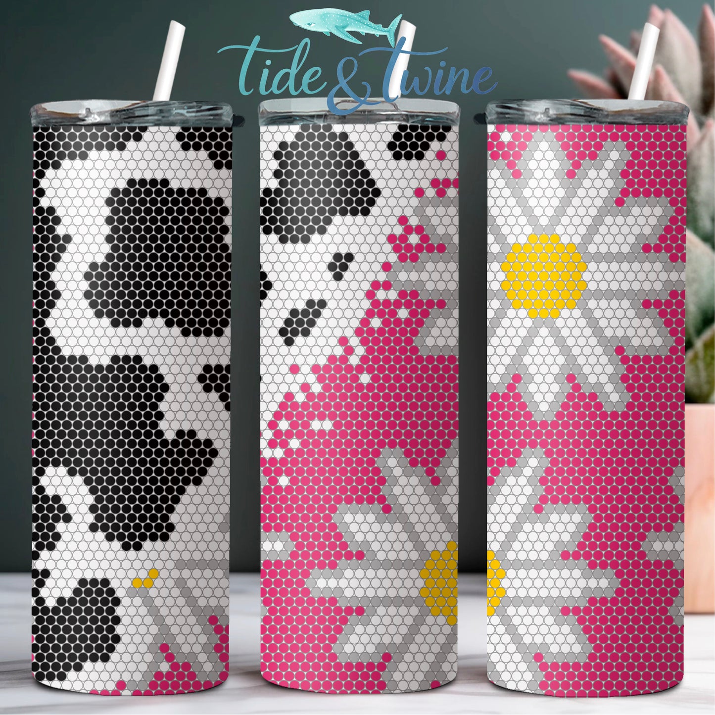 Split Vibes Bundle SS16 20oz Rhinestone Pattern