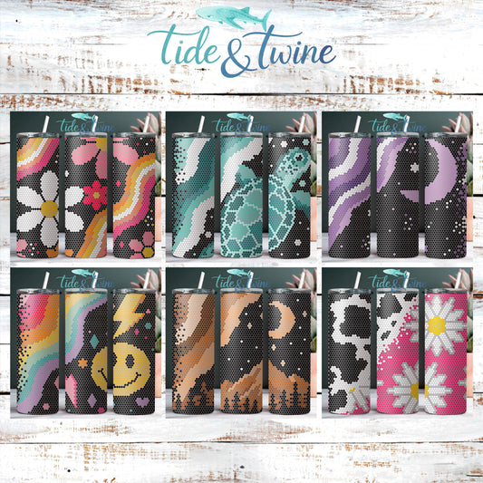 Split Vibes Bundle SS16 20oz Rhinestone Pattern